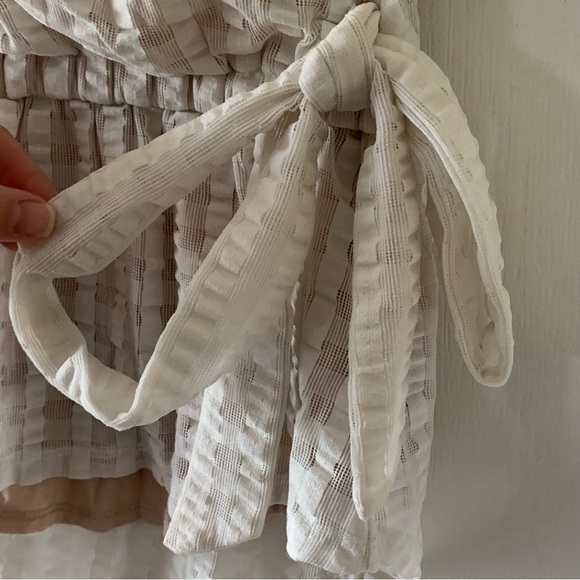 Anthropologie Deletta lace V neck side tie tank - Picture 5 of 11